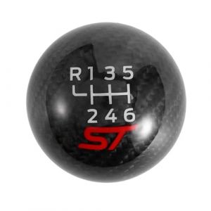 Pommeaux Leviers Vitesse pour Ford pour Focus St RS pour Fiesta St 6 Vitesses Voiture De Course St Pommeau De Levier De Vitesse en Fiber De Carbone T&ecirc;te Levier Vitesse (dengzhoushifangshihaobaihuodian, neuf)