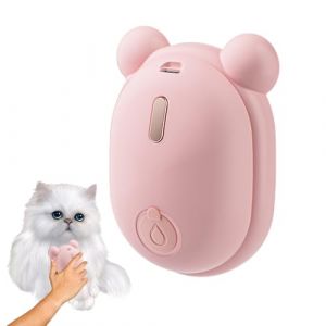 Brosse &agrave; vapeur de chien, brosse &agrave; vapeur pour chiens,Peigne de toilettage &agrave; vapeur &agrave; double peigne rechargeable - Outil de perte portable &eacute;lectrique Smart Massage pour les animaux de compagnie aux (tianwink, neuf)