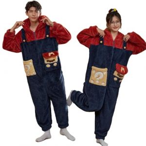 HULG Pyjama Combinaison Femme,Costume d'halloween Femme,Pyjama Combinaison Polaire,Pyjama d'hiver en Flanelle,Doux Et Chaud,Id&eacute;al Costume De Carnaval (Women's,XXL) (Hulg, neuf)