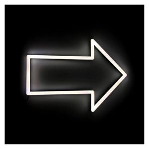 XENITE Néon Enseignes lumineuses Decor Flèche De Direction, Lumière Néon, Navigation, Décoration De Maison, Bar, Chambre, Entreprise, Magasin, Entrée, Direction(UNE,50X37cm) (wanghualdexiaodian, neuf)