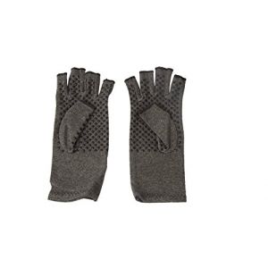 Paire de gants anti-arthrose Pro11, offrent chaleur et compression pour aider &agrave; augmenter la circulation, r&eacute;duire les douleurs et encourager la gu&eacute;rison - gris - gris, (World Of Wellbeing, neuf)