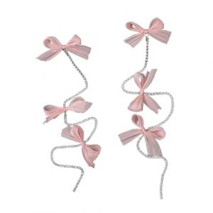 SZYDD Nœud diamant chaîne épingle à cheveux fille Bow épingle à cheveux femme chaîne épingle à cheveux nœud épingle à cheveux épingle à cheveux nœud clip latéral chaîne épingle à cheveux nœud (JIayng23, neuf)