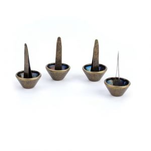 Juroupi &ndash; Sac &agrave; Main en Cuir, 50 Pi&egrave;ces, Pieds Coniques, Clous &agrave; T&ecirc;te de Clou, Fournitures Artisanales en Cuir (15 mm) (YUEMEISI, neuf)