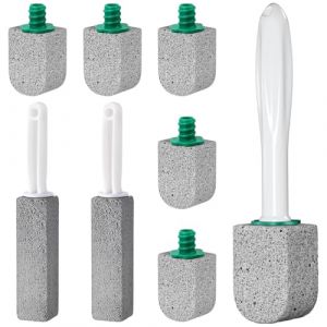 7 PCS Brosse de Nettoyage en Pierre Ponce, Pierre de Nettoyageavec Poign&eacute;e R&eacute;utilisable, Brosse de Nettoyage Pierre Ponce WC, pour Toilette, Salle de Bain &Eacute;limine Les Taches Tenaces (Anilalowbility, neuf)