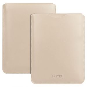 HoYiXi Housse Universelle pour 6 Pouces Kindle/Kobo/Voyaga/Lenovo/Pocketbook/Sony/Tolino E-Book E-Reader Étui Pochette en Cuir légère pour Ebook de 6 Pouces - Blanc (Somei, neuf)