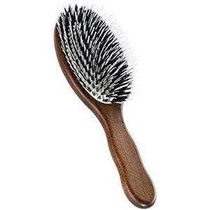 Acca Kappa Kotibé Brosse ovale en bois avec poils de sanglier et monofilament en nylon (Gifts & Care, neuf)