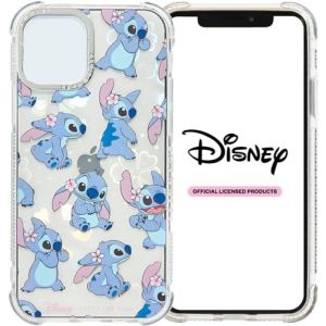 Skinnydip Disney Stitch Coque pour iPhone - Housse de protection mignonne et r&eacute;sistante aux chocs avec motif Lilo et Stitch, fine et l&eacute;g&egrave;re, jolie coque de protection pour filles compatible avec (Skinnydip London Ltd, neuf)