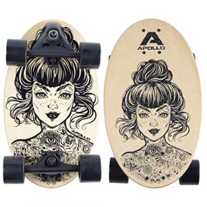 Apollo Skateboard Enfant Adultes| Cruiser Skateboard Adultes Pratique D&eacute;placements Quotidiens | Rapide et Compact | Mini Skate pour Trajets | Id&eacute;al pour Les D&eacute;butants | Planche Intelligente de Ville (Vevendo, neuf)
