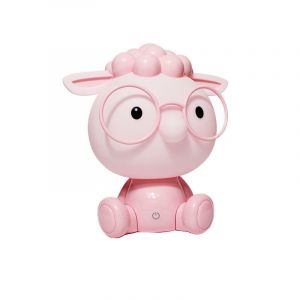 Veilleuse de nuit LED pour chambre Mouton (+câble USB) - Rose/Grand (SILUMEN, neuf)
