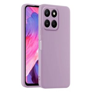 HULLIN Coque de T&eacute;l&eacute;phone en Silicone Color&eacute;e, Adapt&eacute;e &agrave; Honor 400 Smart (4G/5G) / Honor X7d (6.77") - Herbe Violette (HULLIN, neuf)
