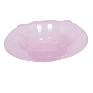 KOCKSHION Bassin De Sitz Bath Transparent Pour Soins Postpartum Bassin Ergonomique Pour Toilette Pour Soulager Les Hémorroïdes Féminin (StArSKY, neuf)