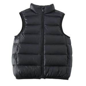 Happy Cherry Gilets en Duvet Garçons Filles Doudoune sans Manches Enfants Hiver Manteau sans Manche Fille Hiver 120 (Gshishop, neuf)