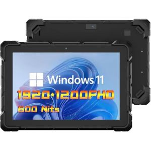 DORXTI Win Tablette Tactile 10.1 Pouces, Tablette Robuste 8000mAh,8GO Ram128GO Rom,Caméra USB3.0 BT4.2 GPS HDMI SIM 4G LTE, FHD+,5G-WiFi Tablette Incassable (DORXTI, neuf)