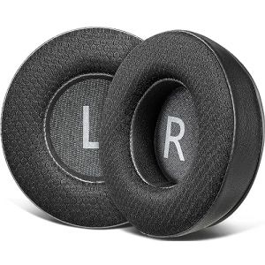 SOULWIT 90mm Tissu en Maille Mousse Coussin Coussinets pour AKG Pro Audio K845 K845BT K545 K540 K275 K267 K245 K182 K167 Casque, Coussinets avec de la Mousse d&rsquo;Isolation du Bruit (SoloWIT Store, neuf)