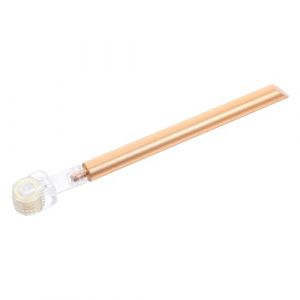 jojofuny Rouleau de Soin des Sourcils Manche en Acier Inoxydable T&ecirc;te Interchangeable 05 MM Mini Rouleau de Massage Manuel pour Modelage Pr&eacute;cis Ligne des Cheveux Outil Portable pour (Merlun, neuf)