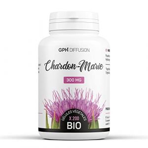 Chardon Marie Bio AB - 300mg - 200 gélules végétales (123PLANTES, neuf)