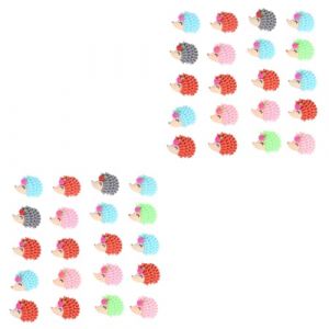 EXCEART 2 Ensembles Accessoires De Cheveux Accessoires De Couvre-chefs Materiel De Bricolage Accessoire Bricolage Artisanat Hérisson En Résine Embellissements De Hérisson 20 Pièces * 2 (Karminna, neuf)