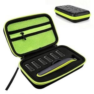 Jomdjmskes Housse Voyage Tondeuse Rasoir Electrique Lames, Portable Dure Voyage Case Etui en EVA Housse de Protection, Tondeuse Barbe Bo&icirc;te Rigide, Case &Eacute;tanche Compatible avec Philips Oneblade, Noir (DEMARTINO BENEVENTO S.R.L., neuf)