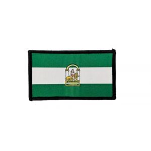Pandiui23 Patchs brodés drapeau de l'Andalousie aux couleurs officielles - Écusson brodé - Patchs motards brodés - Patchs militaires, patch Andalousie (Andalousie) (Pandidui23, neuf)