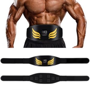 Relassy Electrostimulateur Musculaire,Ceinture Abdominale Electrostimulation avec 10 Modes et 30 Intensit&eacute;s,USB Rechargeabl, Affichage des Calories Br&ucirc;l&eacute;es, Ceinture Electrostimulation Abdominale (GanpleEU, neuf)