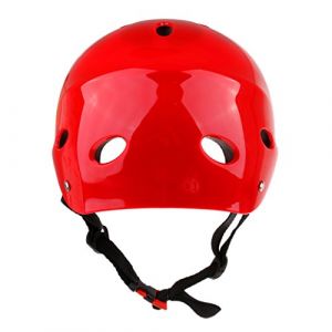 Casque de sécurité pour sports nautiques Wakeboard Kayak Canoë Bateau Surf M Rouge (changshalingqin, neuf)