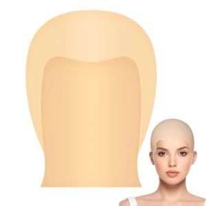 LALADEFIEE Casquette Chauve Latex pour Maquillage Accessoire Costume Moine Bonnet Perruque T&ecirc;te Chauve Unisexe Unique pour Halloween et Cosplay (Yowanr, neuf)