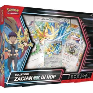 JCC Pok&eacute;mon : Collection Zacian-ex de Hop (Trois Cartes holographiques, Une Carte holographique g&eacute;ante et Quatre enveloppes d'extension) (E-SERVIZI, neuf)