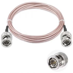 Vecys BNC M&acirc;le vers BNC M&acirc;le C&acirc;ble 75 Ohm HD-SDI RG179 RF Coaxial avec Connecteur Pigtail 10ft/3m pour VCR Cam&eacute;ra Radio CB Marine Moniteur CCTV (RFconet, neuf)