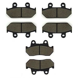 SOMMET Plaquettes de Frein Avant et Arrière pour Honda GL 1500 Goldwing (88-00) VFR 750 FG/FH (86-87) CBR 1000 FG/FH (87-88) LT124-124-69 (Airunji, neuf)