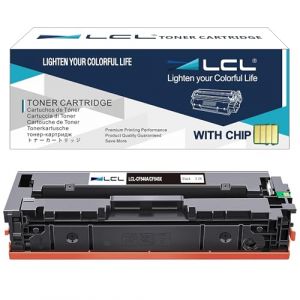 LCL CF540X Noir 3200pages Cartouche de Toner Compatible pour HP 203X CF540X Compatible avec HP Color LaserJet Pro M254dw M254dn M254nw MFP M281fdw M281fdn M281cdw M280nw (1-Pack) (Great Office, neuf)