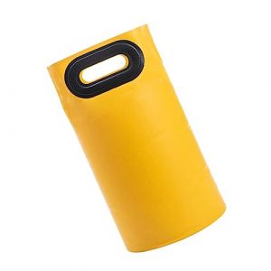 PLAFOPE seau portable seau de trempage des pieds lavabo de camping seau d'eau seau pliable sceau pliable bassin de spa pour les pieds bassin de bain de pieds maille sandwich 600dpvc Yellow (Comexs, neuf)