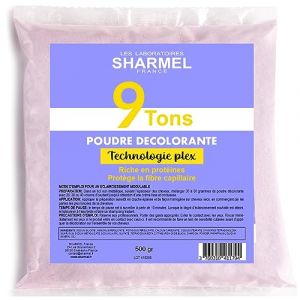 POUDRE DECOLORANTE 9 TONS AVEC TEHNOLOGIE PLEX HAUTE PROTECTION 500GR (SHARMEL FRANCE, neuf)
