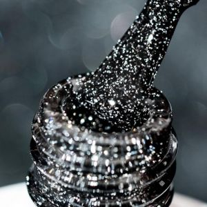 BURANO Vernis à Ongles Gel Semi Permanent, Noir UV LED vernis à ongles brillant été coloré Semi-permanent Gel 7.3ml S15 (BURANO Direct, neuf)