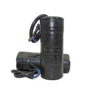 Condensateur de démarrage for compresseur de réfrigérateur/congélateur CD60, 330 V, 47 UF, 64 UF, 75 UF, 80 UF, 53-64 UF, 72-88 UF, 108-130 UF, 145-175 UF, 161-193 UF(53UF-64UF inserts) (YangQiuDuJiangShiShangMao, neuf)