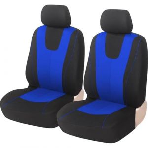 JZWJNFYY Housse de Siege Voiture pour VW Golf/Polo 5 6 7 8 GTE GTI GTD Housse de Protection-Douces,Confortables, Respirantes Ensemble de Housses Si&egrave;ge Avant et Arri&egrave;re,2 Front Seats Blue (handanyuranshangmaopu, neuf)