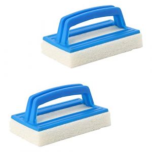 Ksvaye 2Pcs Eponge Piscine Ligne d'eau Brosse Piscine Pool Brushes Nettoyage Lignes Brosse De Nettoyage De Piscine Brosse Plancher Mur Piscine pour Nettoyer Piscine Spa Baignoires Murs (FUZERUI, neuf)