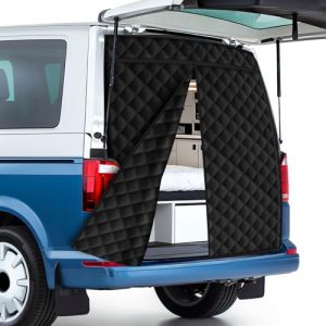 Universel Rideau Thermique de Voiture Magn&eacute;tique Porte arri&egrave;re 155x150 cm, Rideau Insonorisant Coupe-Vent d'hiver pour la Plupart des V&eacute;hicules Utilitaires, Camping-Cars, pour T5 T6 T6.1 California (lampewh, neuf)
