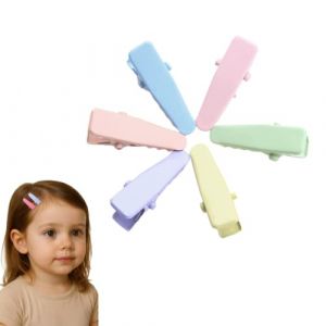 ROKZELT 100 Pi&egrave;ces Barettes Cheveux Fille, Pince Cheveux 2,5 cm Pince Cheveux Fille Femme Enfant, Color&eacute;es M&eacute;tal Barette Accessoire Cheveux (ZHANG GUOQIANG SHOP, neuf)