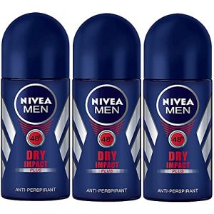 Nivea for Men Dry Impact Lot de 3 déodorants anti-transpirants roll-on 50 ml Nivea (CorpoeCapelli, neuf)