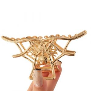 Pinces à cheveux en toile d'araignée d'Halloween Pince unique Épingle à cheveux Pince à cheveux Élégante toile d'araignée Accessoire de cheveux (iaZBnxI, neuf)