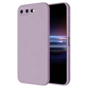 HONLEN Coque pour iPhone 7 Plus/iPhone 8 Plus Protection Étui, (5.5" inches) Liquide TPU Silicone Case Anti Rayures Ultra Mince Souple Cover en Silicone Herbe Violette (HONLEN, neuf)