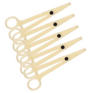 TOYZFRIENDY 5 pi&egrave;ces Pinces &agrave; Piercing en Plastique pour Piercing Corporel Rondes Forceps Ajustables pour L&egrave;vre Nez Sourcils Langue Outils Hygi&eacute;niques pour Homme et Femme 5 pcs (Muliuin, neuf)
