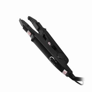 Pongnas Ensemble de Fer &agrave; Repasser Professionnel pour Extensions de Cheveux, Outil de Coiffure pour Connecteur de Cheveux pour Salon &agrave; Domicile (un Ensemble) (Prise UE 220V) (Beiyizhu, neuf)