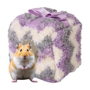 Lit Petits Animaux | Accessoire pour Animal de Compagnie Doux et Chaud | Maison d'Hiver Hamster Lit Petit Animal - Pour Chinchilla, Furet, H&eacute;risson, Hamster Dor&eacute;, Lapin, &Eacute;cureuil, Cage, Maison, Salon, (duiang, neuf)