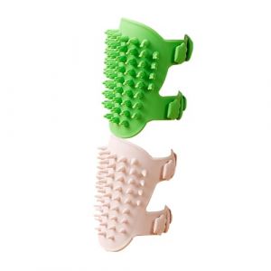 DISPRA Grattoir d'angle pour chat, peigne de massage mural d'angle pour animaux domestiques, griffoir d'angle mural avec sangles r&eacute;glables, en silicone pour chats courts et longs, chiot (genbmw, neuf)