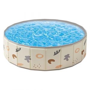 Piscine Chien Pliable, Piscine Pour Chien Résistante Aux Déchirures, Baignoire Portable - Empêche Le Basculement Et Le Grattage, Baignoire Portable Antidérapante Pour Animaux De Compagnie (Lobesmart, neuf)