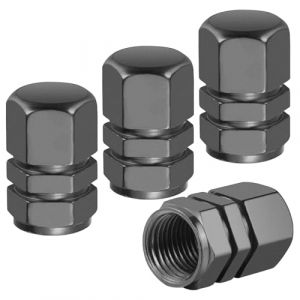 Flaconi 4PCS Bouchon Valve Pneu Voiture,Bouchon Pneu Voiture,Bouchon de Valve Voiture,Bouchon Valve Pneu,Valve Pneu Voiture,Bouchon de Valve,Convient à la Plupart des Voitures (Gris) (shenhua auto, neuf)