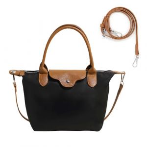 Long Keeper Sac &agrave; Main Pour Femme Jeune Fille Sacoche Chic Tendance Nylon L&eacute;ger Petit Sac a Main Bandouli&egrave;re R&eacute;glable Imperm&eacute;able pour Quotidien Voyage Bureau (Noir) (LongKeeper, neuf)
