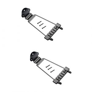 BESTonZON 12 Cordes Cordier De Guitare En Métal Guitare Électrique Cordier Chevalet De Cadre Noir Pont Chevalet er Encadré Suite Remplacer (Mark teno, neuf)