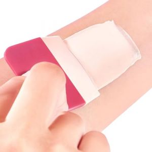 Applicateur en Silicone - Outil D'Application Beauté Flexible À Tête Plate,Pinceau Applicateur Pour Fond De Teint - Pour Lotion, Argile, Cosmétiques, Beurre Pour Le Corps (banektep, neuf)